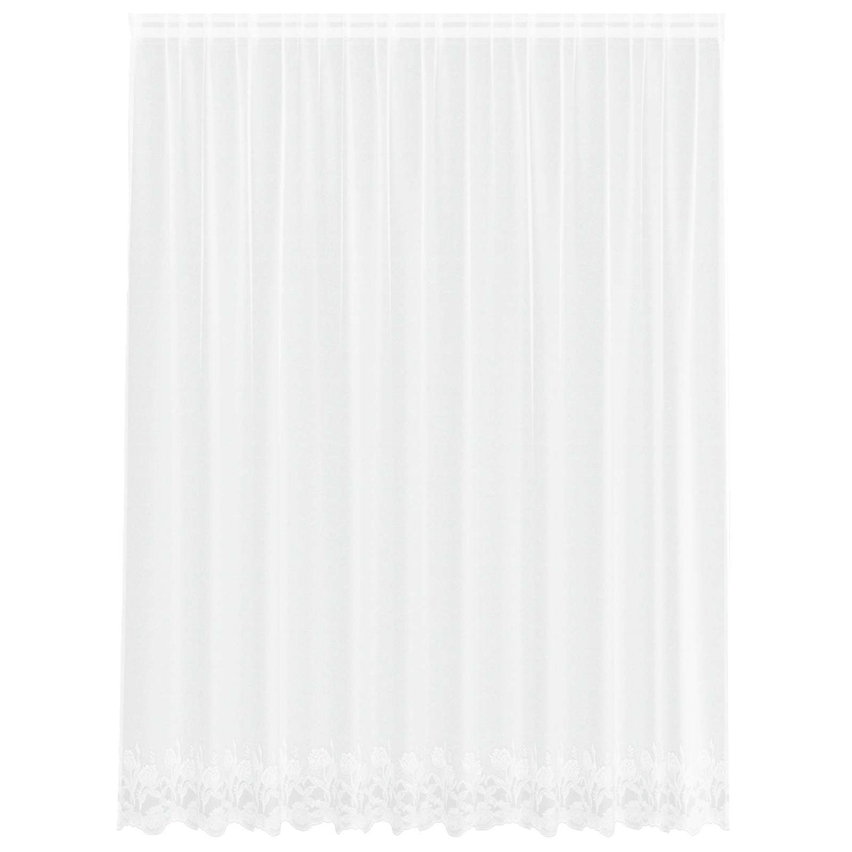Vidaxl kantgordijn wit 200 x 300 cm polyester