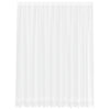 Vidaxl kantgordijn met gordijnen bloemen wit 220 x 300 cm polyester