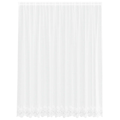 Vidaxl kantgordijn met gordijnen wit 300 x 245 cm polyester