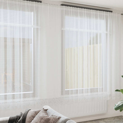 Vidaxl kantgordijn wit 260 x 400 cm polyester