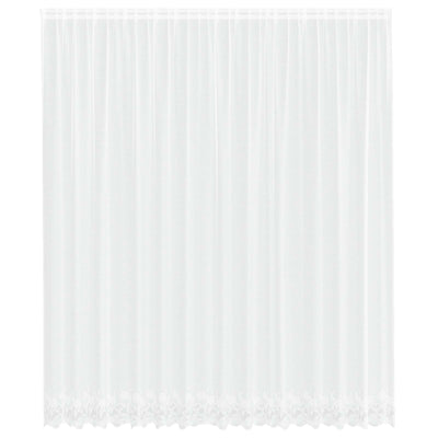 Vidaxl kantgordijn wit 260 x 400 cm polyester