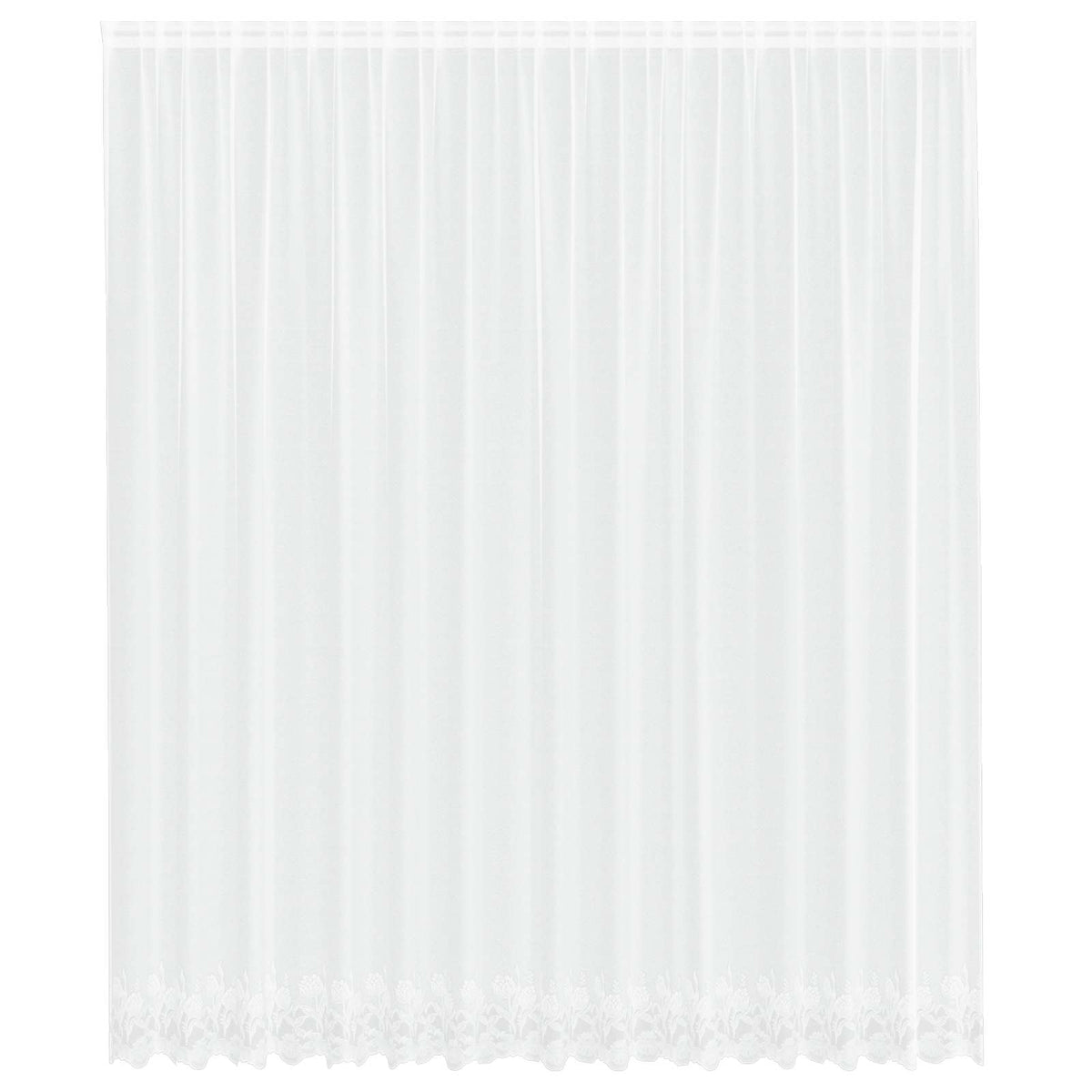 Vidaxl kantgordijn met gordijnen wit 400 ×300 cm polyester