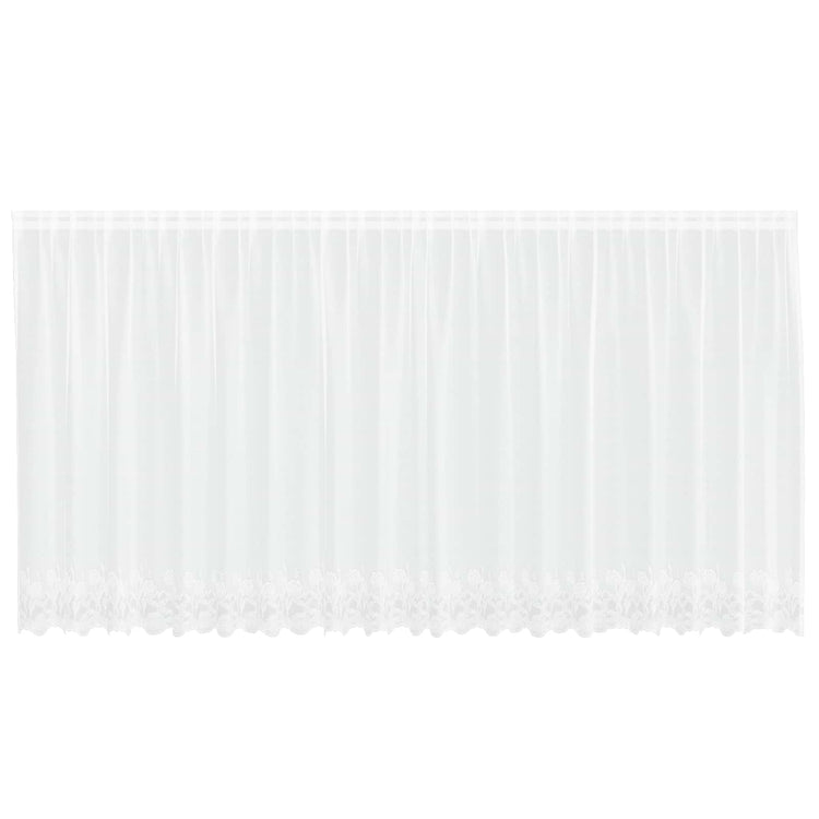 Vidaxl kantgordijn wit 140 x 500 cm polyester