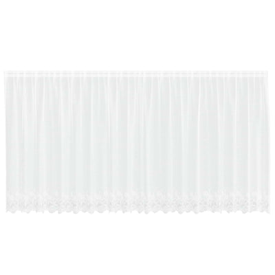 Vidaxl kantgordijn wit 160 x 500 cm polyester