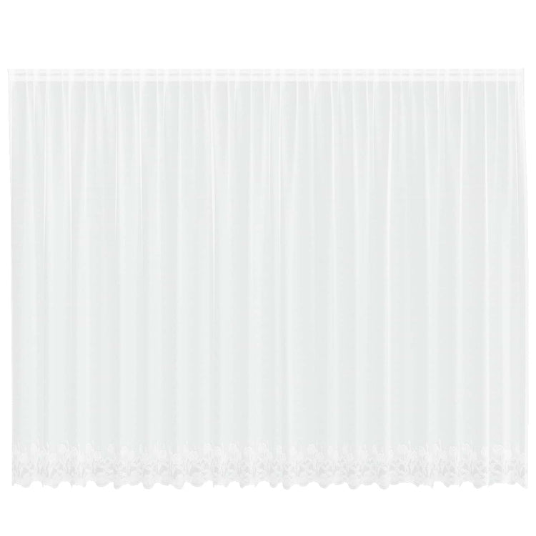 Vidaxl kantgordijn wit 245 x 500 cm polyester
