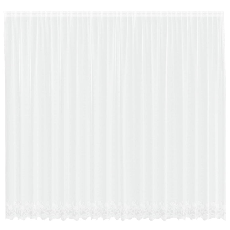 Vidaxl kantgordijn wit 260 x 500 cm polyester