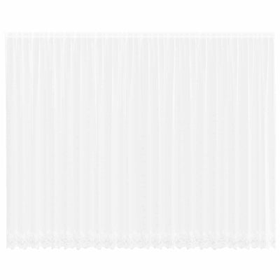 Vidaxl kantgordijn wit 280 x 600 cm polyester