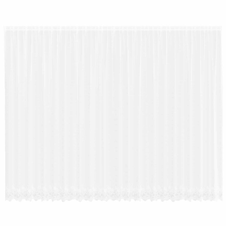Vidaxl kantgordijn wit 300 x 600 cm polyester
