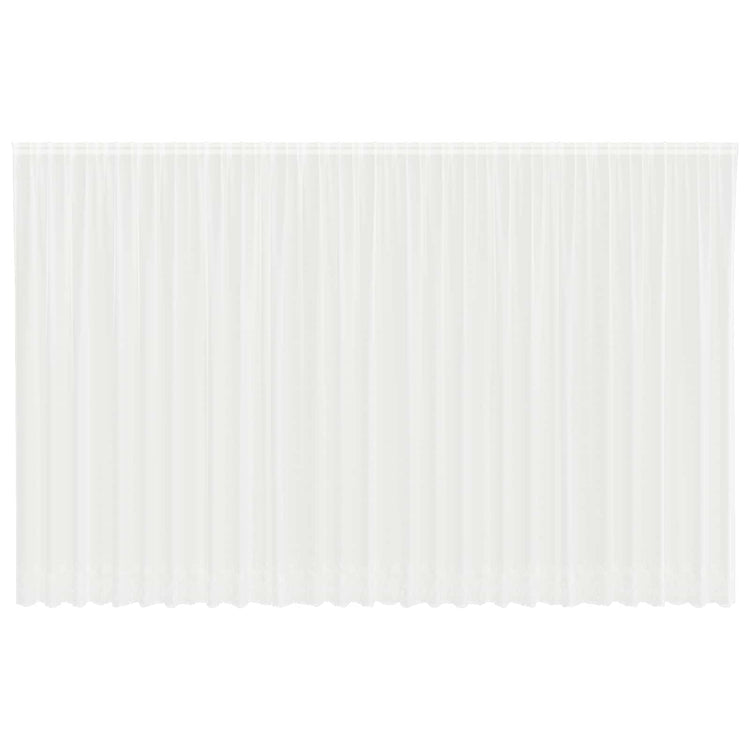Vidaxl kantgordijn wit 280 x 750 cm polyester