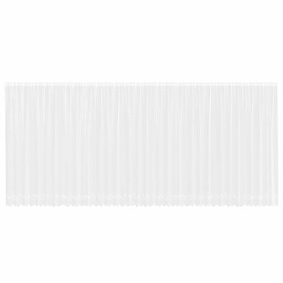 Vidaxl kantgordijn wit 240x900cm polyester