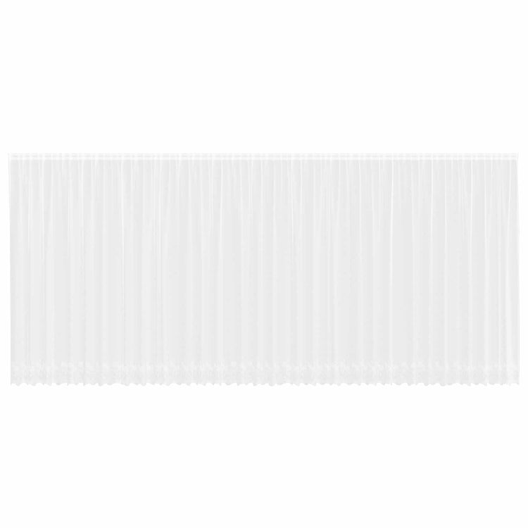 Vidaxl kantgordijn wit 240x900cm polyester