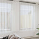 Vidaxl kantgordijn wit 280 x 900 cm polyester