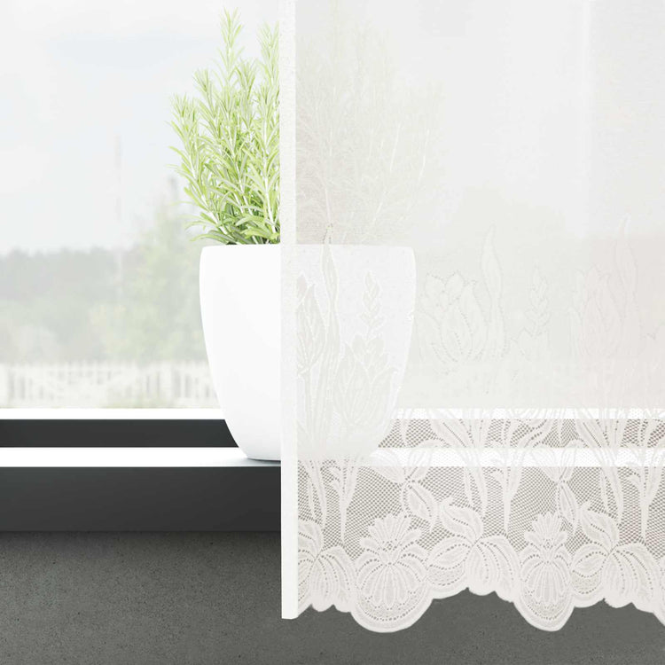 Vidaxl kantgordijn wit 240 x 1200 cm polyester