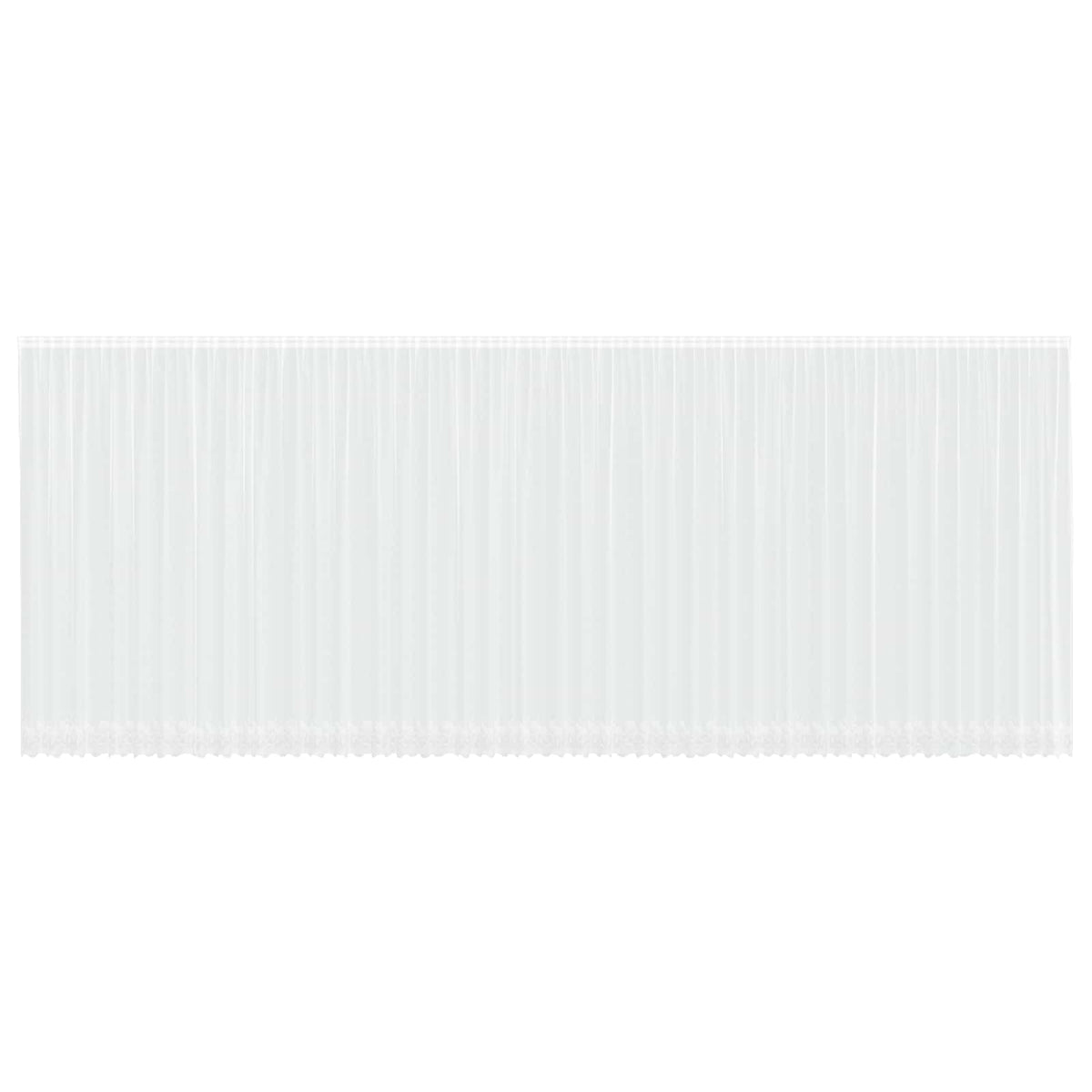 Vidaxl kantgordijn met gordijnen wit 1200 x 280 cm polyester