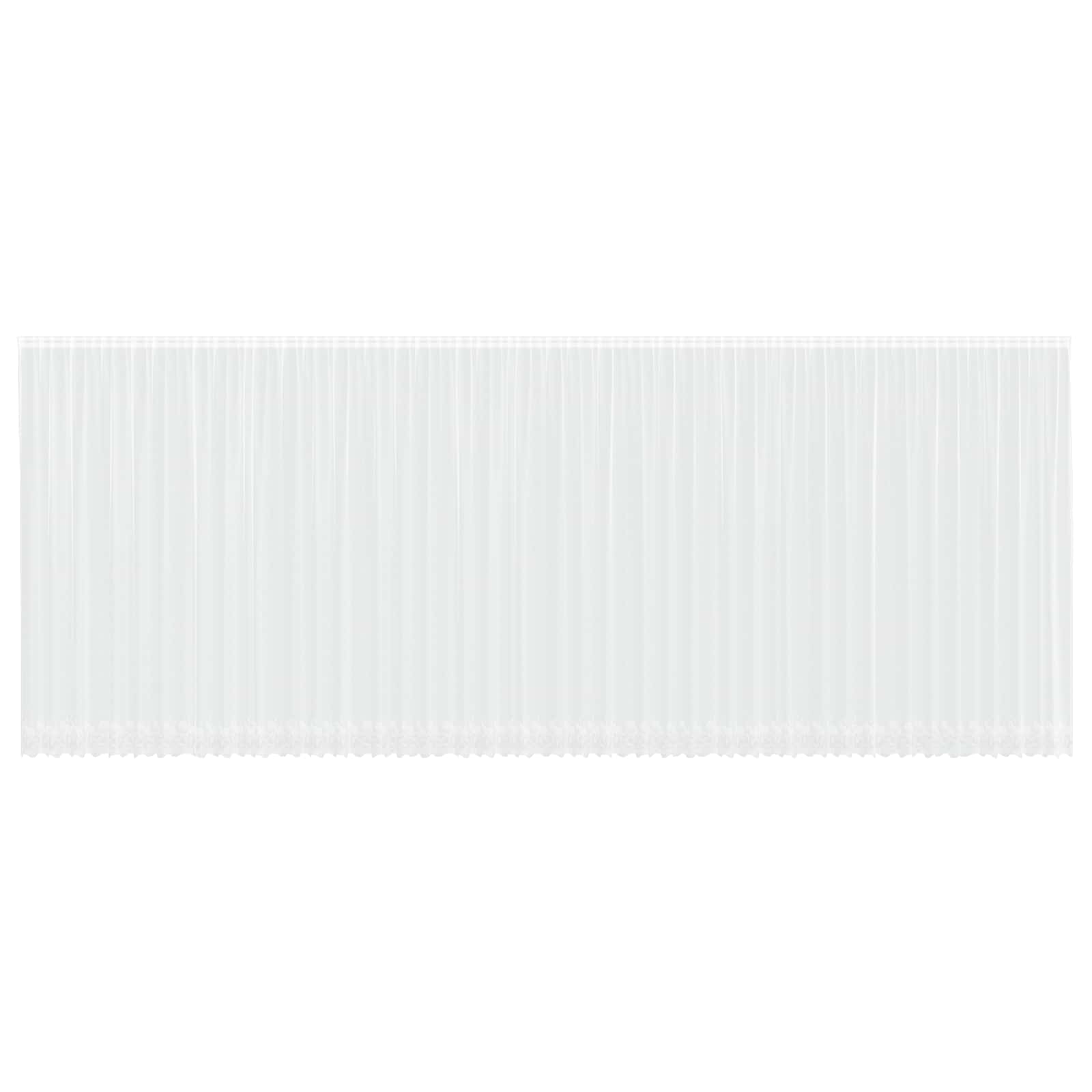 Vidaxl kantgordijn met gordijnen wit 1200 x 300 cm polyester