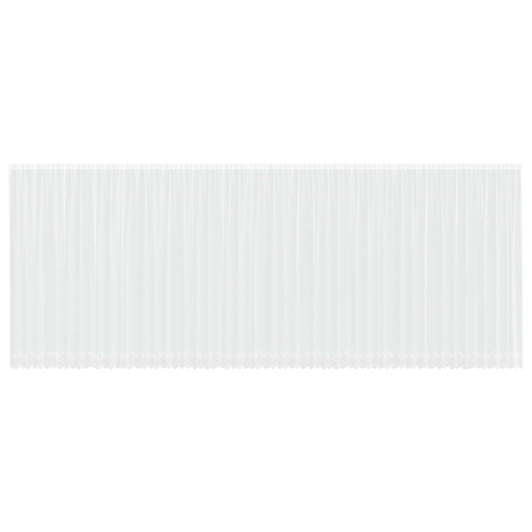 Vidaxl kantgordijn wit 1200 x 300 cm polyester