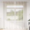 Vidaxl voile gordijn met gordijnen 2 pcs zand 260 x 140 cm polyester