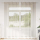 Vidaxl voile gordijn met gordijnen 2 pcs zand 260 x 140 cm polyester