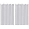 Vidaxl voile gordijn 2 pcs lichtgrijs 140 x 140 cm polyester
