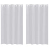 Vidaxl voile gordijn 2 pcs lichtgrijs 175 x 140 cm polyester