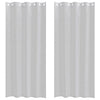 Vidaxl voile gordijn 2 pcs lichtgrijs 225 x 140 cm polyester