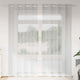 Vidaxl voile gordijn 2 pcs lichtgrijs 260 x 140 cm polyester