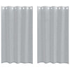 Vidaxl voile gordijn 2 pcs donkergrijs 175 x 140 cm polyester