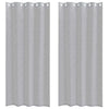 Vidaxl voile gordijn 2 pcs donkergrijs 225 x 140 cm polyester