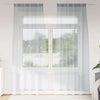 Vidaxl voile gordijn 2 pcs donkergrijs 260 x 140 cm polyester