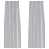 Vidaxl voile gordijn 2 pcs donkergrijs 260 x 140 cm polyester