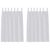 Vidaxl voile gordijn 2 pcs lichtgrijs 140 x 140 cm polyester