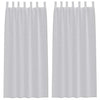 Vidaxl voile gordijn 2 pcs lichtgrijs 260 x 140 cm polyester