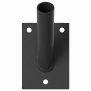 Vidaxl vlaggen mast houder zwart 10,5 x 7,5 x 0,25 cm staal - afbeelding 2