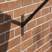 Vidaxl vlaggen mast houder zwart 15 x 3 x 0,35 cm staal - afbeelding 3