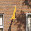 Vidaxl vlaggen mast houder zwart 13 x 6 x 0,2 cm staal