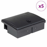 Vidaxl muizenvallen 5 st 13x10x4 cm zwart - afbeelding 2