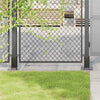 Vidaxl spokkels vierkant 4 st 61x61 mm gepoedercoat staal antraciet