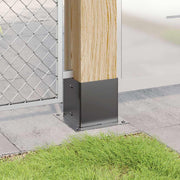Vidaxl paonderstellen vierkant 12 st 141x141 mm gepoedercoat staal - afbeelding 3