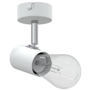 Vidaxl plafondspot met schijnwerpers wit 6,5 x 6 x 11,5 cm metaal - afbeelding 3