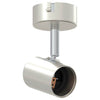 Vidaxl plafondspot met schijnwerpers nikkel 6,5 x 6 x 11,5 cm metaal