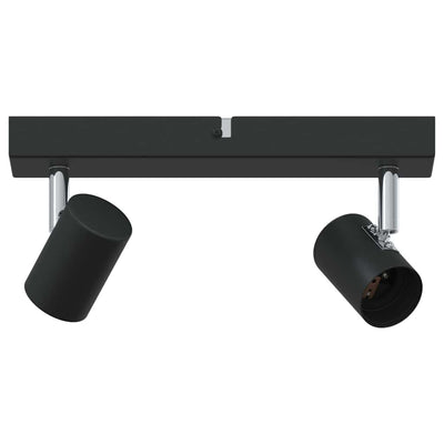Vidaxl plafondspot met schijnwerpers zwart 26 x 6,5 x 11,5 cm metaal