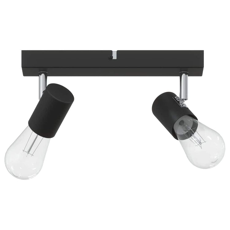 Vidaxl plafondspot met schijnwerpers zwart 26 x 6,5 x 11,5 cm metaal