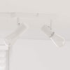 Vidaxl plafondspot met schijnwerpers wit 26 x 6,5 x 11,5 cm metaal