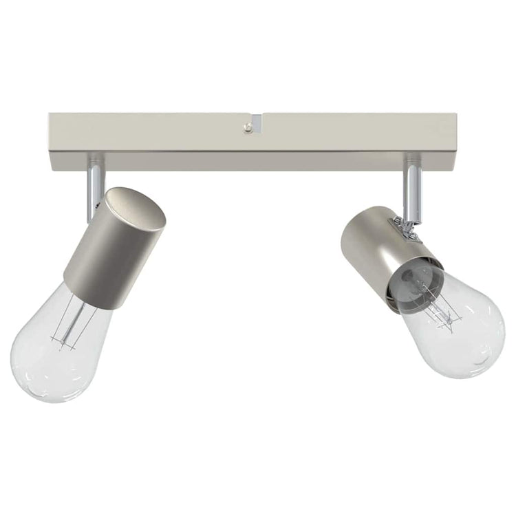 Vidaxl plafondspot met schijnwerpers nikkel 26 x 6,5 x 11,5 cm metaal