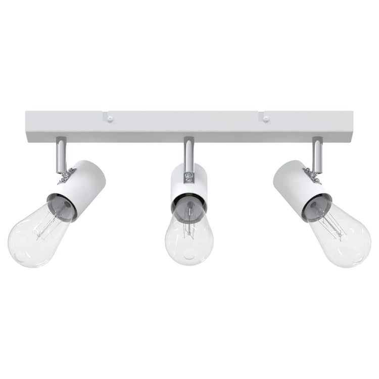Vidaxl plafondspot met schijnwerpers wit 38 x 6,5 x 11,5 cm metaal