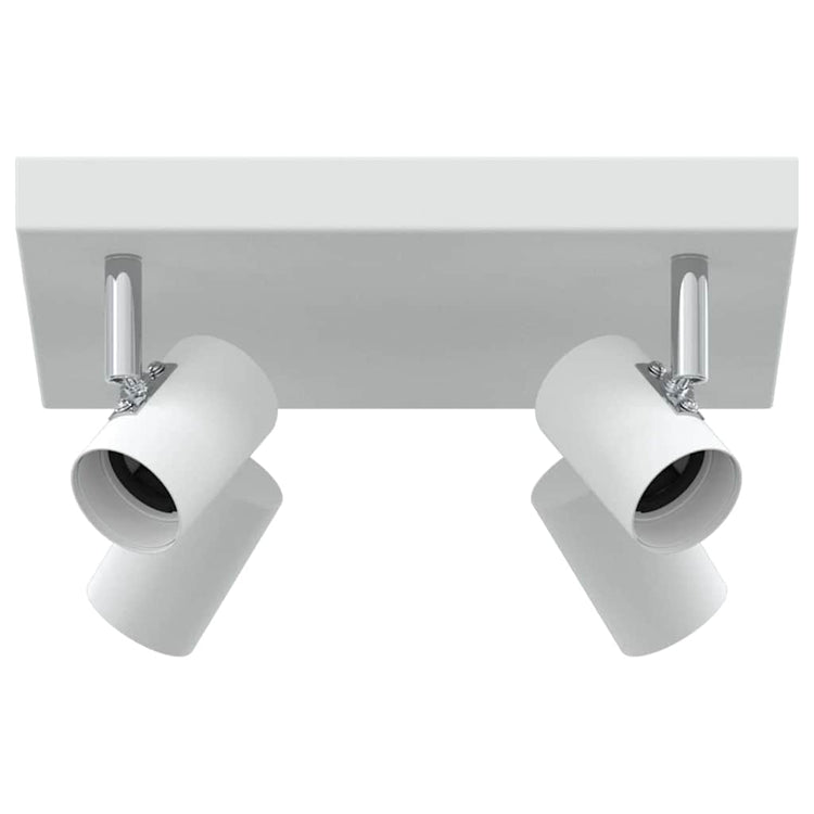 Vidaxl plafondspot met schijnwerpers wit 26 x 26 x 11,5 cm metaal