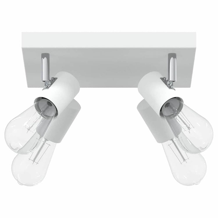 Vidaxl plafondspot met schijnwerpers wit 26 x 26 x 11,5 cm metaal