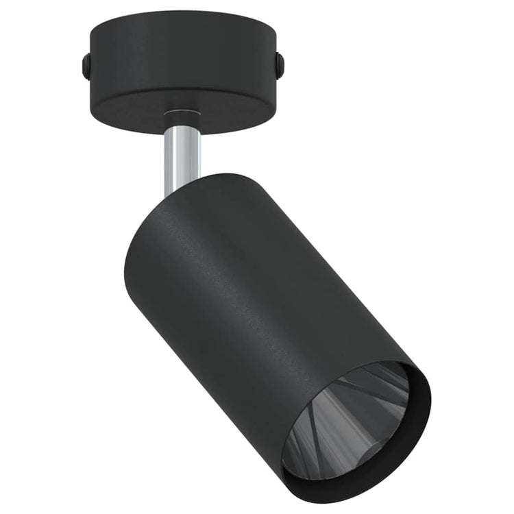 Vidaxl plafondspot met schijnwerpers zwart 6 x 6 x 16 cm metaal