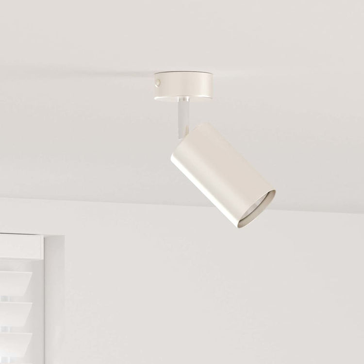 Vidaxl plafondspot met schijnwerpers nikkel 6 x 6 x 16 cm metaal