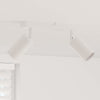 Vidaxl plafondspot met schijnwerpers wit 26 x 6 x 16 cm metaal